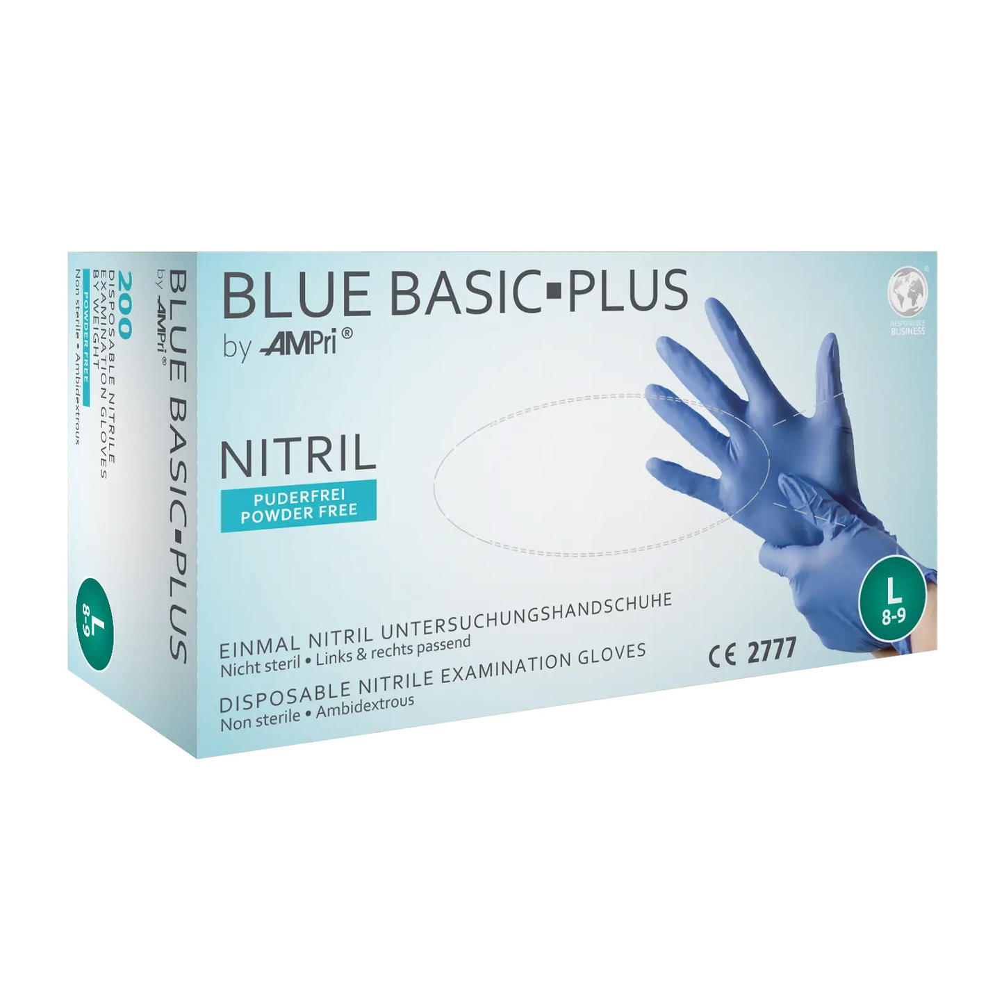 Blue Basic-Plus, Nitrile, 200pcs