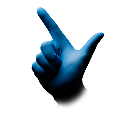 Bleu Med-Confort, Nitrile, 100pcs